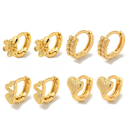 Light Gold Brass Hoop Earrings for Women