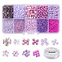 DIY Jewelry Making Kits, Including 12/0 Glass Seed Beads, Glass Bugle Beads, ABS Plastic Beads, Acrylic Beads, Polymer Clay Beads, Crystal Thread