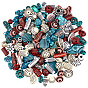 240g непрозрачные акриловые бусины, разнообразные
