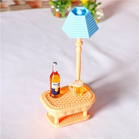 Plastic Mini Tables, Micro Landscape Home Dollhouse Accessories, Pretending Prop Decorations