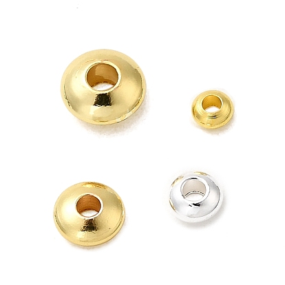 Латунные бусины, долговечный, стойки покрытие, рондель