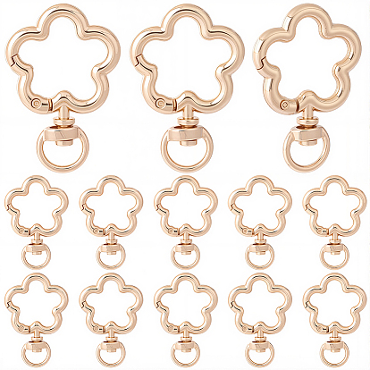 24 поворотные застежки из сплава шт., цветок