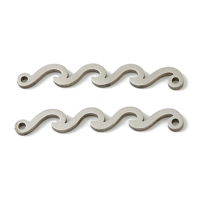 201 подвески волнообразной формы из нержавеющей стали, не тускнеет