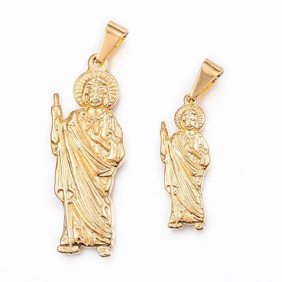 304 Stainless Steel Pendants, For Easter, Jesus