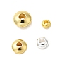 Латунные бусины, долговечный, стойки покрытие, рондель