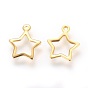 304 Stainless Steel Charms, Star