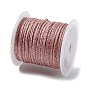 20M Polycotton Braided Cord, Flat, for DIY Jewelry Making