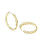 Clear Cubic Zirconia Infinity Stud Earrings, Rack Plating Brass Half Hoop Earrings for Women, Cadmium Free & Lead Free