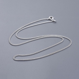 Колье из латунных скрученных цепочек, с карабин-лобстерами 