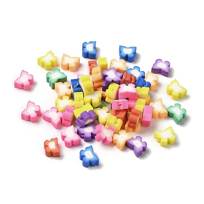 Бусины из полимерной глины , бабочка