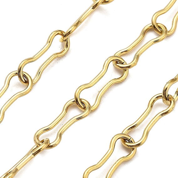 Ионное покрытие (IP) 304 цепи из костяных звеньев из нержавеющей стали, несварные, с катушкой, полированный