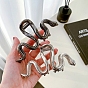 Snake Shape Alloy Large Claw Hair Clips, for Woman Thick Hair