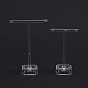 T Bar Acrylic Earring Display Stand, T Bar with Two Holes