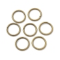 Железные соединительные колечки, без кадмия и без свинца, открытые кольца прыжок, 12x1.2 мм