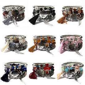 Bohemian Tassel Bracelet Multi-layer Beaded European and American Personality Hand Ring