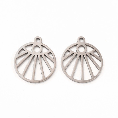 201 подвески из нержавеющей стали, плоские круглые с выдолбленными оберегами от сглаза