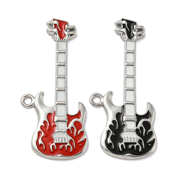 Платина покрыли эмали сплава большие кулоны, гитарные прелести