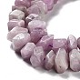 Natural Kunzite Beads Strands, Nuggets, Faceted