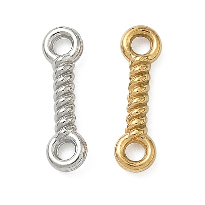 304 подвески-соединители из витой веревки из нержавеющей стали, ионное покрытие (ip)