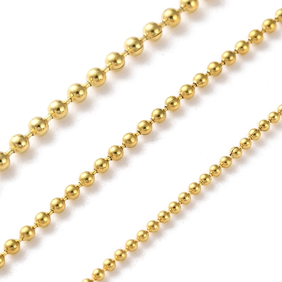 304 из нержавеющей стальной шарик цепочки, пайки, с катушкой, ионное покрытие (ip)