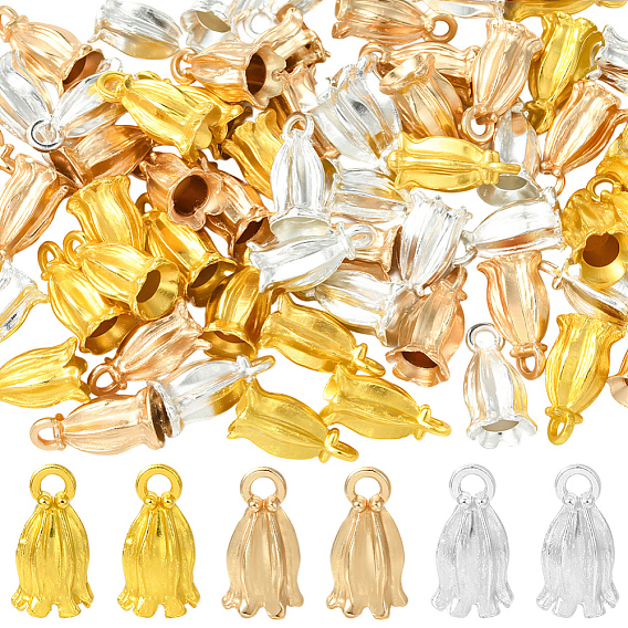 60 шт 3 цвета подвески из сплава, цветок