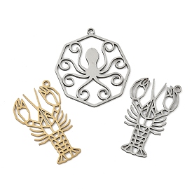 Подвески из нержавеющей стали 201, лазерная резка