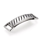 304 Stainless Steel Links Connectors, For Leather Cord Bracelets Jewelry Making, Rectangle