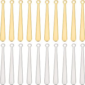 20 шт. 2 цвета 201 подвески из нержавеющей стали, бар