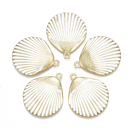 Акриловые подвески краскораспылительные, гребешок, золотой свет