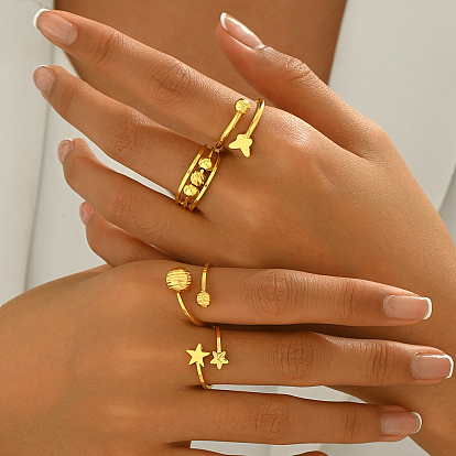 Элегантные полые латунные манжеты для женщин, реальный 18 k позолоченный