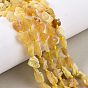 Необработанные натуральные желтые опаловые бусины, самородки