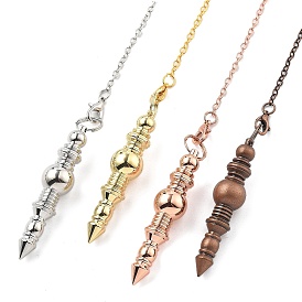 Латунный маятник с большой остроконечной подвеской, с когтя омара застежками и цепи, стойки покрытие