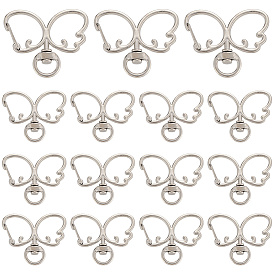 20 поворотные застежки из сплава шт., бабочка