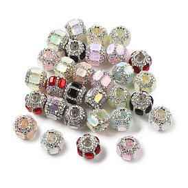 Акриловые стразы бусины, круглые, с k 5 стеклом, граненые