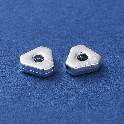 Alloy Spacer Beads, Long-Lasting Plated, Triangle