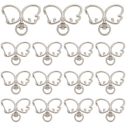 20 поворотные застежки из сплава шт., бабочка