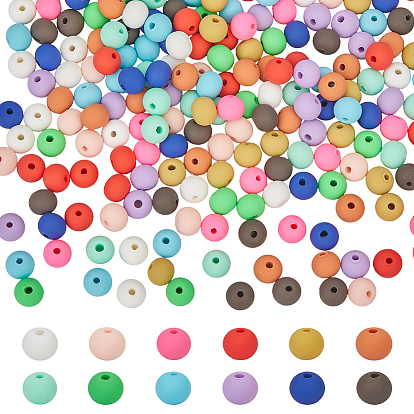 240 шт. 12 цвета бусины из полимерной глины ручной работы, круглые