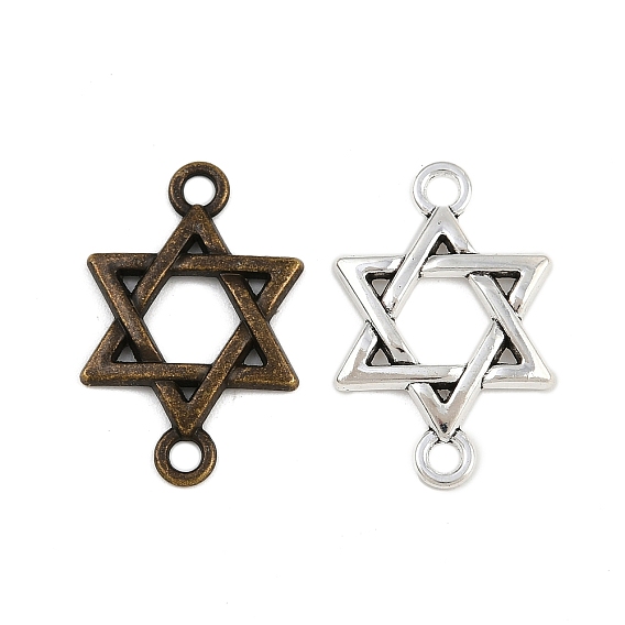Подвески из сплава в тибетском стиле, звезда Давида ссылки