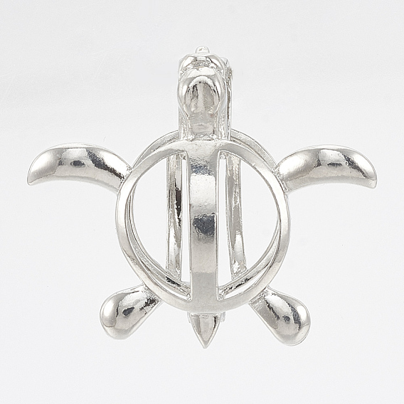 Подвески латуни медальон, подвески для клеток, полый, черепаха