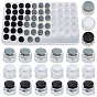60Pcs 3 Colors  Plastic Cord Locks Clip Ends, Double Hole Drawstring Stopper Fastener Buttons