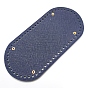 PU Leahter Knitting Crochet Bags Bottom, Oval, Bag Shaper Base Replacement Accessaries
