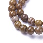 Natural Gemstone Beads Strands, Round
