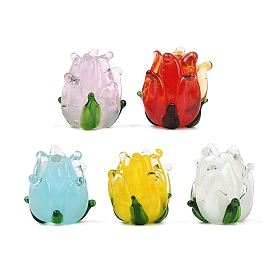 Бусины лэмпворк , тюльпан