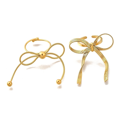 304 открытые манжеты из нержавеющей стали, бантом