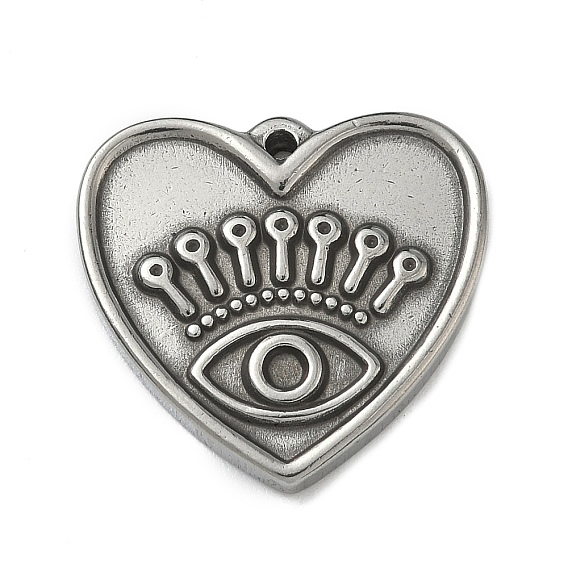 304 Настройки кабошон из нержавеющей стали кулон, сердце