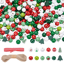 Ювелирные изделия, в том числе деревянные бусины, джутовый шнур и полиэстеровая лента