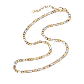 304 ожерелья из нержавеющей стали с цепочками Фигаро для мужчин