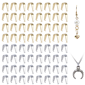 100 шт 2 цвета 201/304 защелки на скобах из нержавеющей стали