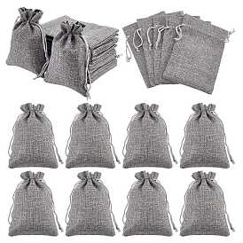 Burlap Packing Pouches Drawstring Bags