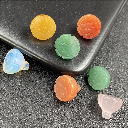 Gemstone Charms, Seedpod of the Lotus